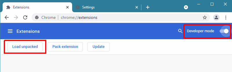 Developer Mode Extension